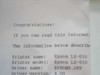 Epson LX-810 Dot Matrix Printhead