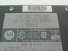 Allen-Bradley 1771-OBD label showing Cat. No. 1771-OBD, 10 to 60 VDC Output Module, UL and CSA certifications, Made in USA