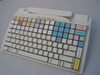 Preh Commander MC128WX 90320-201 programmable 128-key POS keyboard — full top-down view showing color-coded key caps and card reader slot
