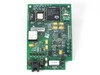Kronos 8601183-001 modem option board PCB top side showing Rockwell RC144ACFW modem chipset and components