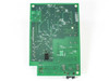Kronos 8601183-001 modem option board PCB reverse side showing solder traces and board markings
