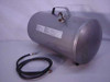 Campbell Hausfeld Air Carry Tank rear three-quarter view showing label, carry handle, pressure gauge assembly, and hose