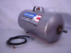 Campbell Hausfeld 11-Gallon Air Carry Tank front view with label, pressure gauge, air chuck, and 6-foot hose laid alongside