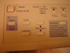 Epson Stylus Color 3000 P891A control panel close-up showing power, pause/reset, LF/FF, load/eject, micro-adjust buttons and ink-out indicators for Yellow, Magenta, Cyan, Black