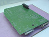 Lexmark 69G3199 RIP board bottom/solder-side view with black edge connector and parallel port visible