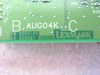 Lexmark 69G3199 board PCB label close-up showing PN 69G3199, EC 530697 REV01, and Lexmark logo