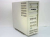 IBM PS/2 Model 85 9585-0XA tower desktop computer — front right three-quarter view showing beige case, drive bays, and IBM logo badge