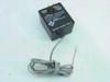 James Electronics 6607 AC Adapter front view showing model label, input specs 120VAC 60Hz, output 40VDC 100mA, and RJ11 output cable