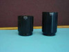 Vision Engineering Mantis 6x and 10x objective lenses side by side on blue surface — labeled X6 (left) and X10 (right)