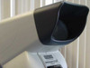 Close-up of Vision Engineering Mantis eyepieceless viewing hood showing large open viewing aperture and MANTIS nameplate on body