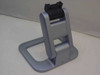 HP P9620A monitor stand – rear three-quarter view showing tilt hinge mechanism and base