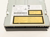 Toshiba XM-6201B label closeup – showing model number, serial number 8X4G014231, manufacture date October 1998, Ver. 003, ROM Ver. BM80420, FCC ID CJ6AT97-030