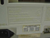 Panasonic KX-P4410 laser printer rear rating plate showing model number, AC 120V 60Hz 5A power specs, UL listing, FCC ID ACJ5ZBKX-P4430, and Matsushita Electric Industrial Co. Ltd. Made in Japan