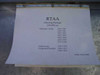 Trane RTAA drawing package cover sheet – 240–400 ton series, schematic wiring and field wiring drawing numbers 2307-1560 through 2307-1571, document 5708/2768-0100