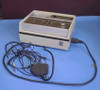 Burdick EK-8 Electrocardiograph ECG machine – three-quarter front view showing top control panel and 10-lead patient cable with junction box laid in front