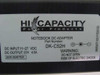 Hi Capacity DK-C52H label closeup showing Part Number, DC Input 11-27V, DC Output 20V 4.5A, 90W Adapter rating