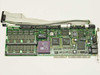Cubix BC4035 486 CPU ISA card removed from chassis showing full board layout and ribbon cable connector