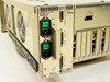 Rear panel close-up of Cubix FT Subsystem showing dual IEC power inputs (PS1/PS2), Video Out, Video In, Supervisor, and IES ports