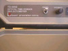 Laser Precision TD-9950 nameplate close-up reading 'TD-9950 Optical Time Domain Reflectometer — laser precision corp.' with Power and Intensity controls visible