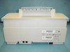 HP OfficeJet 330 C4661A — rear panel view showing two C4661A model labels, IEC power inlet, RJ-11 phone line ports, and UL/CE certification markings
