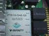 V-Infinity PTK15-Q48-S5 label showing 48V input, 5.0V at 3.0A output specs – Made in Korea