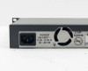 SMC TigerStack 3312TC — rear panel close-up showing power input label: 100-250V, 0.50-0.25A, 50-60 Hz, and CSM Uplink 10Base-T port