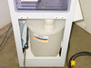 Lower chemical storage bay open showing GAP ETCH labeled polypropylene tank and tubing