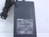 Toshiba PA2484U label showing model number, 100-240V input, 15V 2.7A output, Made in Japan