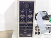 Lotus Technologies 7000 tower controller – rear panel showing Spindle 1-4 Control/Power ports, DAS connector, P/I/O 1 and 2, Command 1 and 2 ports, and IEC power inlet