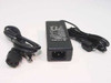 YXING KY-05040-12 12VDC 4A AC adapter shown with IEC C14 inlet end and attached AC power cord with C13 plug