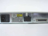 3Com 3C16670 LinkBuilder FMS II – rear panel close-up showing IEC power inlet, supply data label (100-240V, 50/60Hz, 1.5A, 2.0A fuse), orange connector block, and one DB-50 expansion port