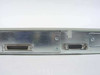 3Com 3C16670 LinkBuilder FMS II – rear expansion port detail showing DB-50 (Telco-style) stacking connector and DB-15 auxiliary port on metal bracket