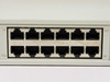 3Com 3C16671 — close-up of RJ45 ports 7–12 (top row) and 19–24 (bottom row) on front panel