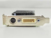 Dell JJ461 ATI Radeon X1300 low profile bracket closeup showing DMS-59 connector and S-Video port