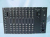 Vindicator PVS-648/8 rear panel — full view showing VID-1, multiple VM-1 video modules with BNC connectors, CM-1 Control Module, and PM-1 Power Module