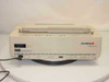 Olympia Supertype 230 Office-Line electronic typewriter — rear view showing ON-LINE interface ports, power connector, and ventilation slots