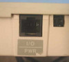Summagraphics SummaSketch III — close-up of I/O and power port on tablet edge with small power switch