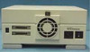Sun EXB-8500 external tape drive — rear panel showing SCSI connectors, cooling fan, power switch, and IEC AC inlet