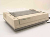 Panasonic KX-P1091 dot matrix printer – front three-quarter view showing paper guide and control panel