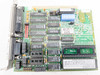 Everex EV-170 ISA I/O card – reverse-angle top view showing chip arrangement, blue DIP switch bank, and ISA bus edge connector