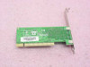 Encore ENF656-GSW-COPR 56K PCI modem card – rear/solder-side view showing PCB and bracket mounting hole