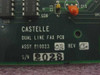 Castelle 810023 03 Rev C Dual Line Fax PCB with RJ-11 Ports
