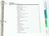 HP 1652B/1653B Service Manual interior page showing Section 1 General Information table of contents with logic analyzer and oscilloscope operating characteristics