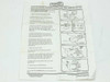 PC Guardian Model 203 installation instructions sheet for IBM PC and PC/XT with step-by-step diagrams