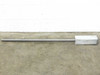 Thomson RoundRail 1-inch stainless steel linear guide rod with aluminum bearing block – full length side view on floor