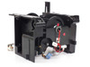 Zebra 210165-002 ribbon drive mechanism – right-side view showing gear train and drive wheel