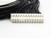 Close-up of the 26-pin white header connector on the Zebra 105940G-127 Toshiba HD PCBA cable assembly