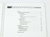 Tektronix TDS 520 540 Performance Verification Manual – table of contents page showing performance verification procedures, performance tests, and specifications sections
