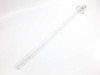 36-inch cold finger condenser laboratory glassware full length view showing long straight glass tube with flared top fitting