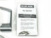 Schlage AL-Series installation instructions sheet with multilingual text and bag of mounting screws